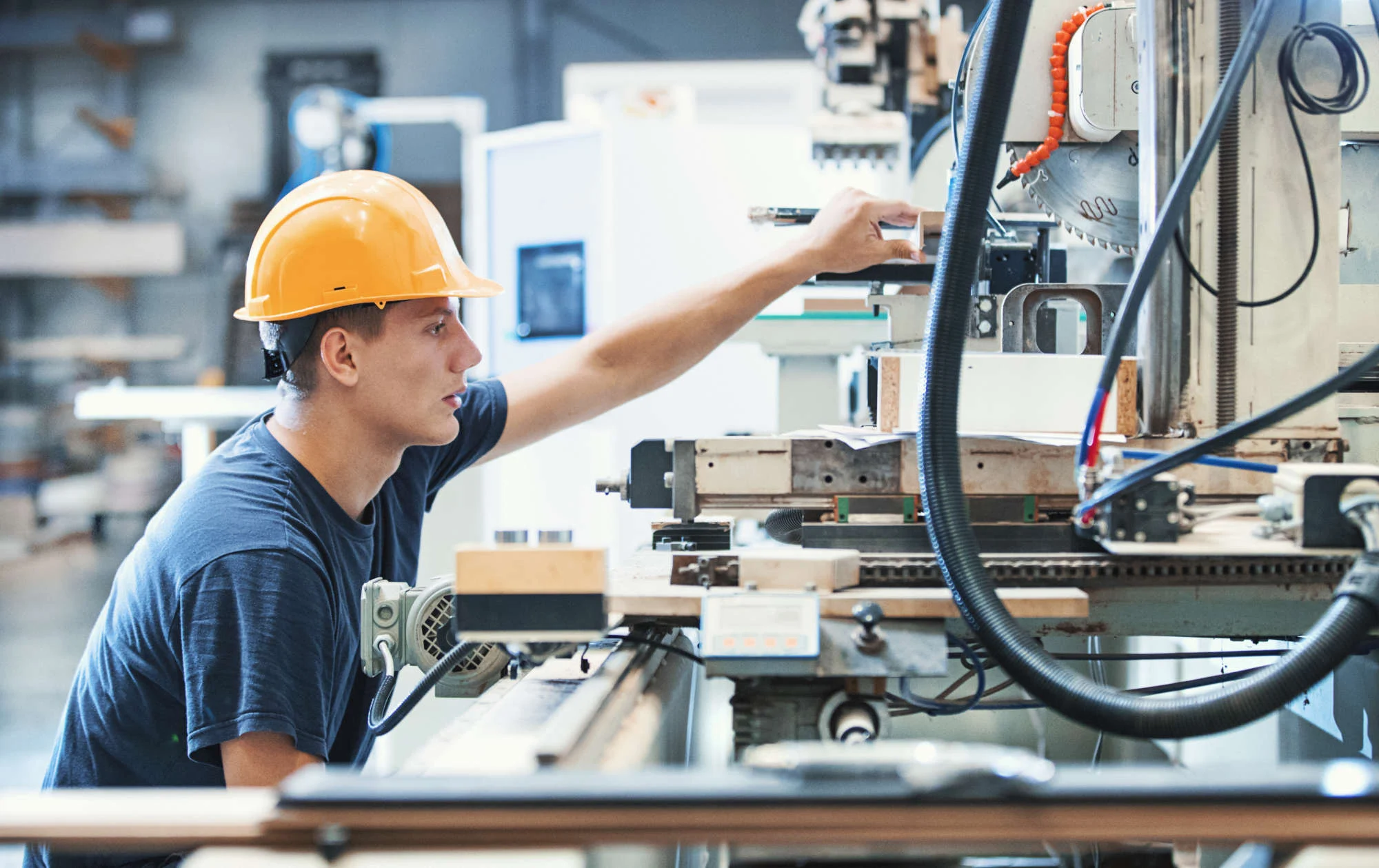 skilled worker inspecting work skilled worker inspecting work