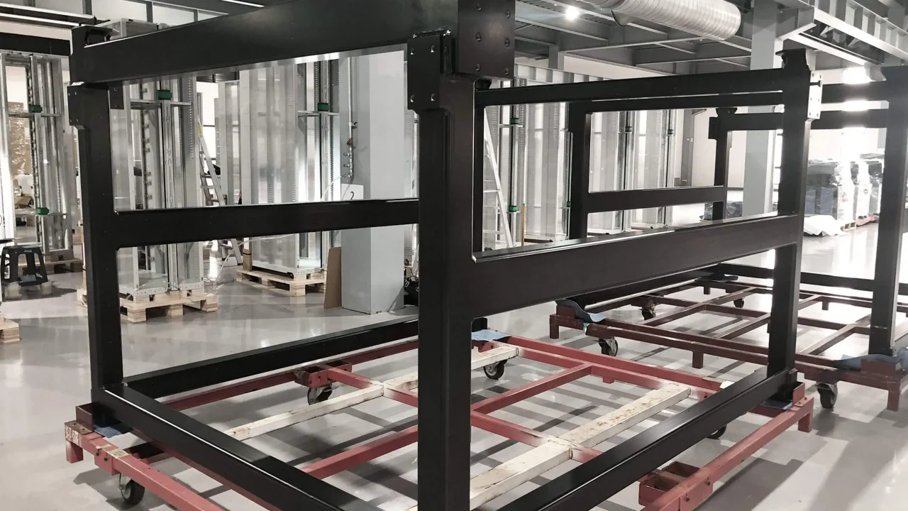 Semiconductor-manufacturing-equipment-steel-frame