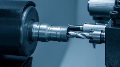 closeup-scene-lathe-machine-bore-260nw-2222949019